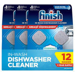 Finish Dishwasher Cleaner Tablets 12-Month Supply