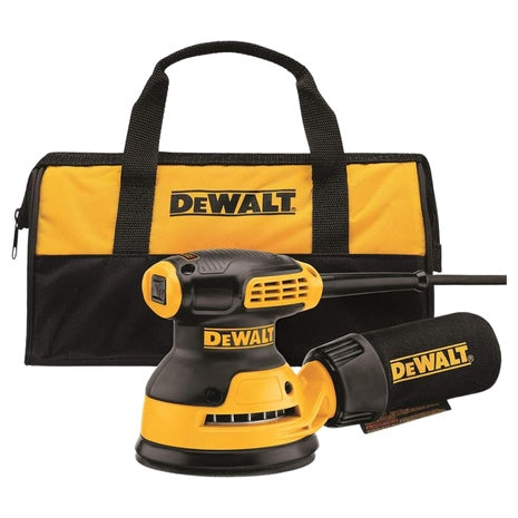 DeWalt 5" 3-Amp 12,000 OPM Corded Orbital Sander Kit (DWE6421K)