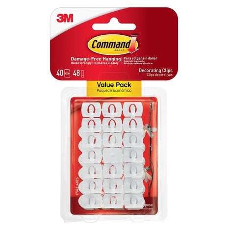 40 Command Decorating Clips