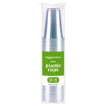 50 16oz Amazon Basics Disposable Clear Plastic Cups