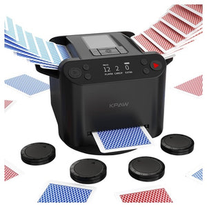 Automatic Card Shuffler & Dealer with 4 Remotes