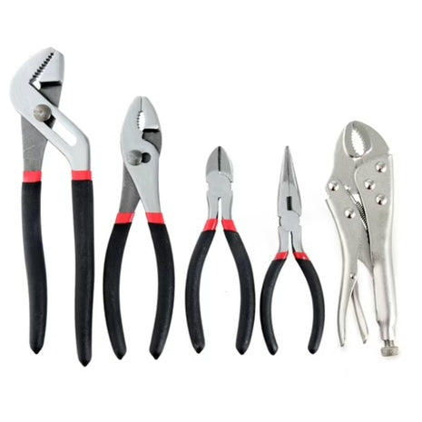 5-Piece Hyper Tough Assorted Pliers Set