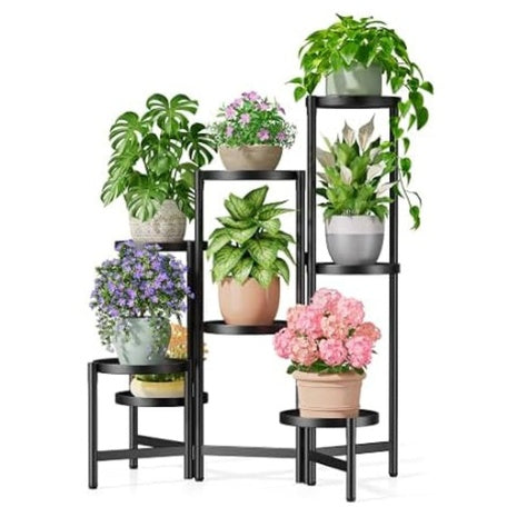 NQW 8 Tiered Plant Stand Indoor Multiple Large Planter