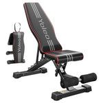 Yoleo Adjustable Weight Foldable Bench Press For Full Body Workout