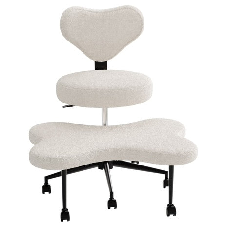 Pinmoco Ergonomic Cross Legged Swivel Height Chair