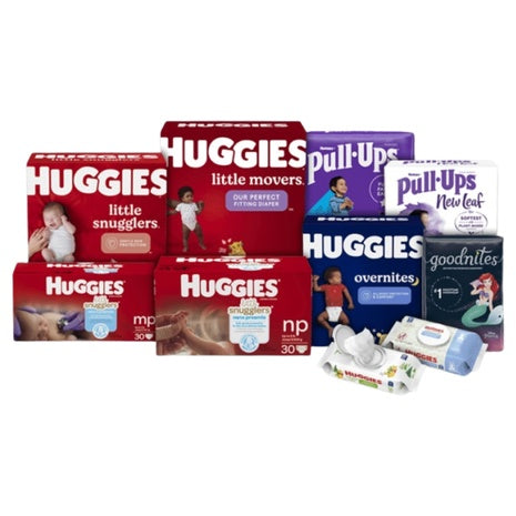 Up to 60% Off Huggies Diapers & Wipes