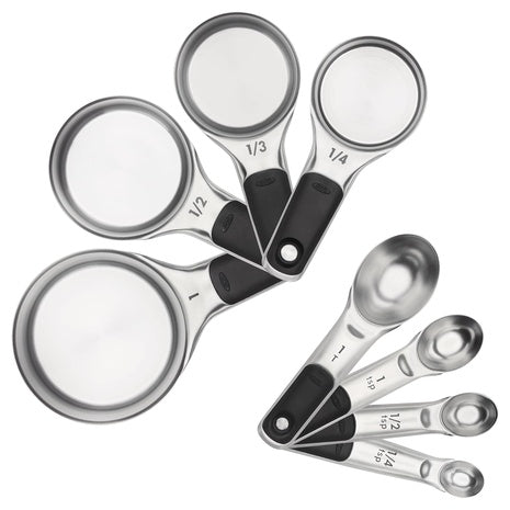 8-Piece OXO Good Grips Stainless Steel Measuring Cups and Spoons Set