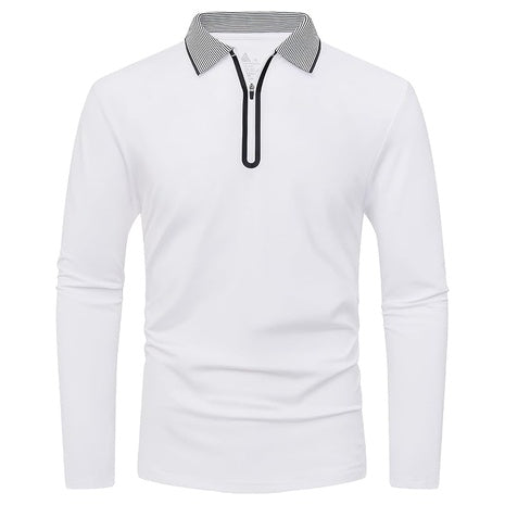 Men's Zipper Polo Shirts (6 Colors)