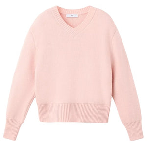 Mango Women's V-Neck Knit Sweater