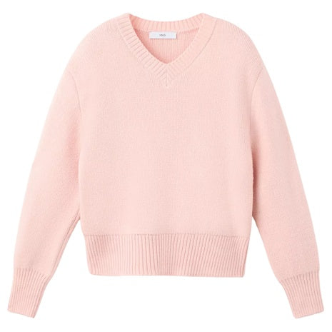 Mango Women's V-Neck Knit Sweater