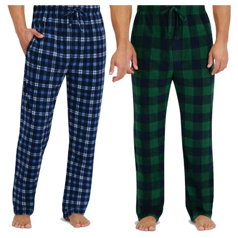 2-Pack Hanes Men’s Microfleece Pajama Pants