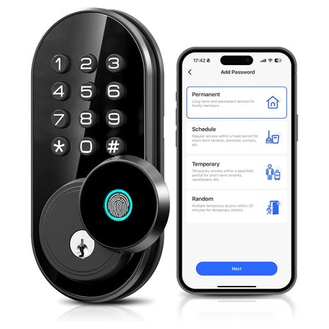 Smart Keyless Entry Door Lock w/ Keypad
