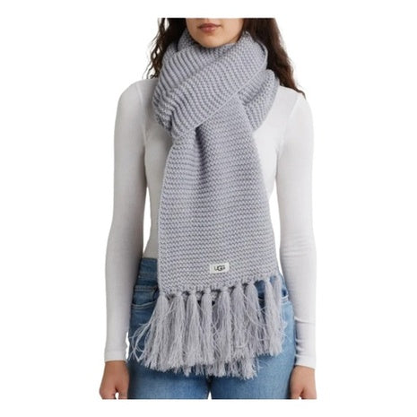 UGG Women's Fringe Trim Knit Scarf
