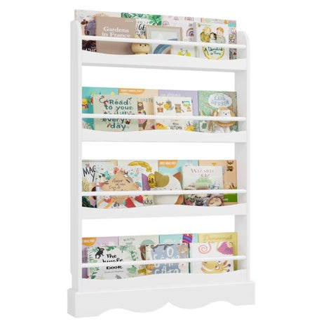Homfa 4-Tier Kid's Book Shelf