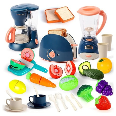 Kids Play Kitchen Appliances Toy Set