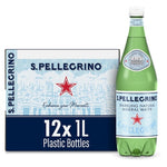 12 Bottles S.Pellegrino Sparkling Natural Mineral Water