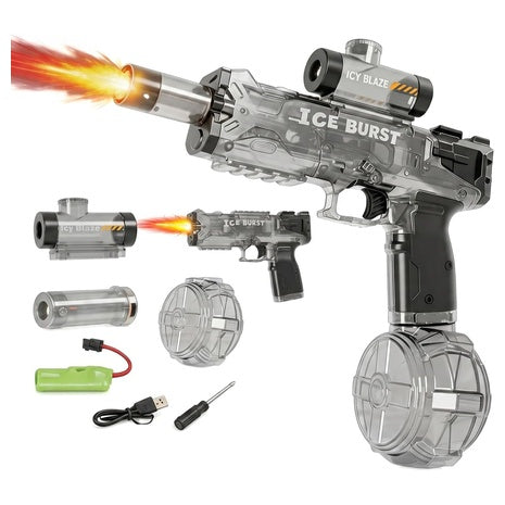 32-Ft Long Range Electric Water Gun With Flashing Muzzle