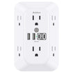 Surge Protector With 6 Outlets and 4 USB Ports