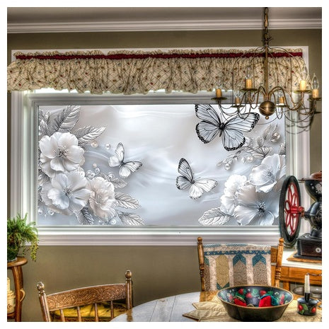 39.3x17.7" UV Sun Blocker Removable Window Privacy Film