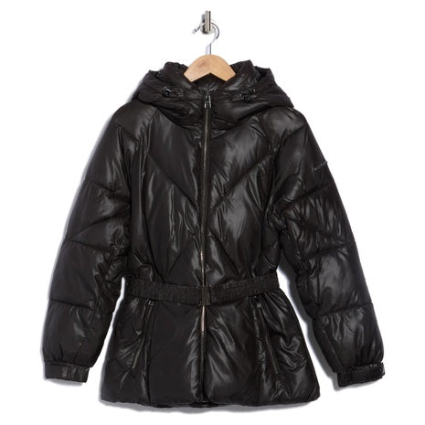 BCBGeneration Missy Belted Puffer Coat