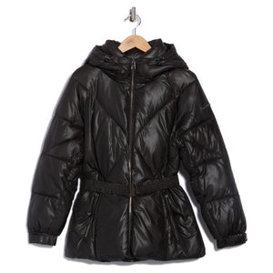 BCBGeneration Missy Belted Puffer Coat