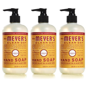 3 Pack 12.5oz Mrs. Meyer's Clean Day Liquid Hand Soap, Clementine Scent