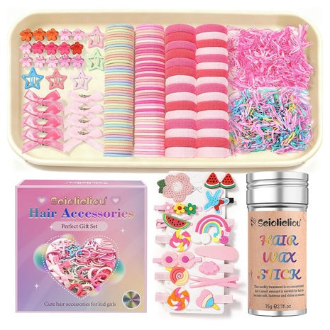 873 Piece Girls Hair Accessories Set