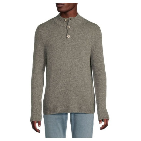 Autumn Cashmere Men's Merino Wool-Cashmere Contemporary Fit Sweater