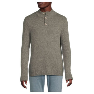 Autumn Cashmere Men's Merino Wool-Cashmere Contemporary Fit Sweater