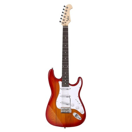 Indio By Monoprice Cali DLX Plus Solid Ash Electric Guitar With Gig Bag