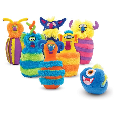Melissa & Doug Fuzzy Monster Bowling Pins and Ball