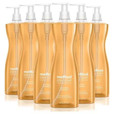 6-Pack Method Gel Dish Soap