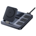 Baseus Nomos Qi2 15W 8-in-1 Magnetic Charging Station with 3 AC Outlets