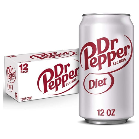 36 Cans of Diet Dr. Pepper