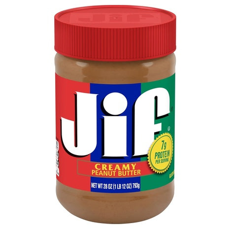 10-Pack Jif Creamy Peanut Butter (28 oz)
