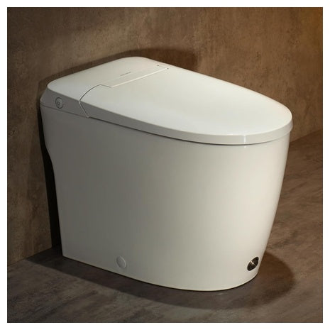 Elongated One-Piece Toilet With 17.2" ADA Comfort Height Seat