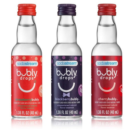 3-Pack SodaStream Berry Bliss Bubly Drops