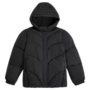 Sam Edelman Big Girls Mermaid Quilt Solid Puffer Jacket