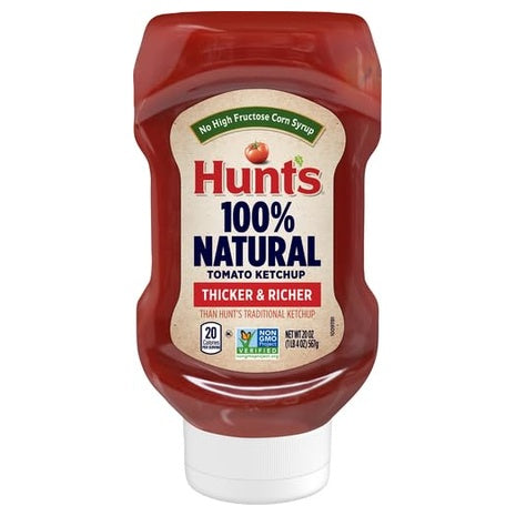 Hunt's 100% Natural Tomato Ketchup (20oz, OK)