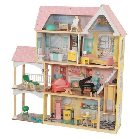 KidKraft Lola Wooden Dollhouse with 30 Accessories