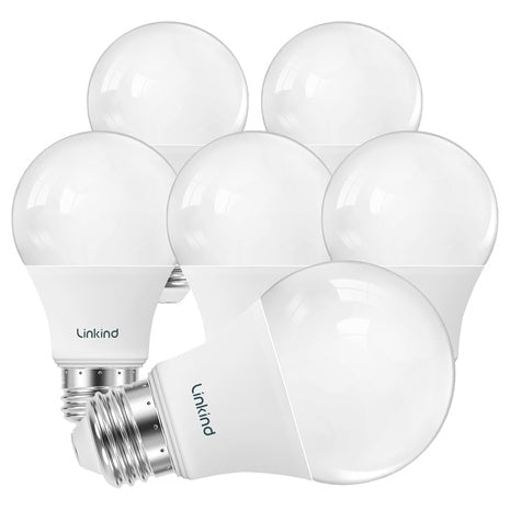 6 Linkind A19 LED Light Bulbs