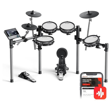 Donner Beat Electronic Drum Set With Quiet Mesh Drum Pads