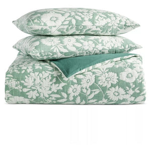 3-Piece Charter Club Silhouette Floral King Comforter Set