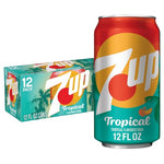 12 Cans of 7UP Tropical Soda