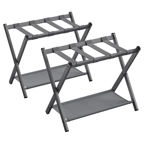 2-Pack Foldable Luggage Racks
