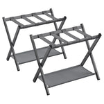2-Pack Foldable Luggage Racks