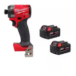 Milwaukee 1/4" Hex Impact Driver W/ 2x M18 5.0Ah Batteries