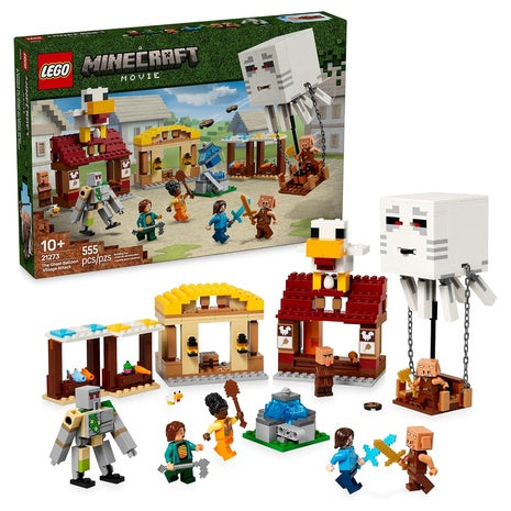 LEGO Minecraft The Ghast Balloon Village Attack