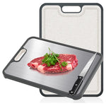 Double-Sided Stainless Steel Cutting Board