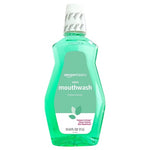 33.8oz Amazon Basics Fresh Breath Mint Mouthwash